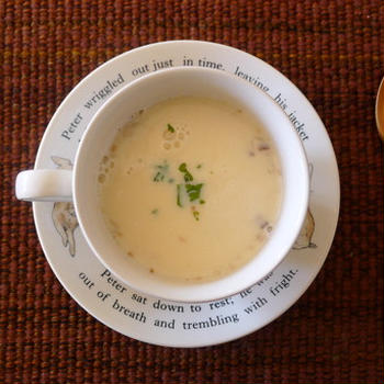 茅乃舎 野菜だし：豆乳スープ