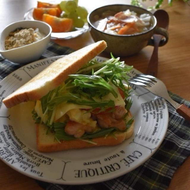 めんどーになった朝ごはん。