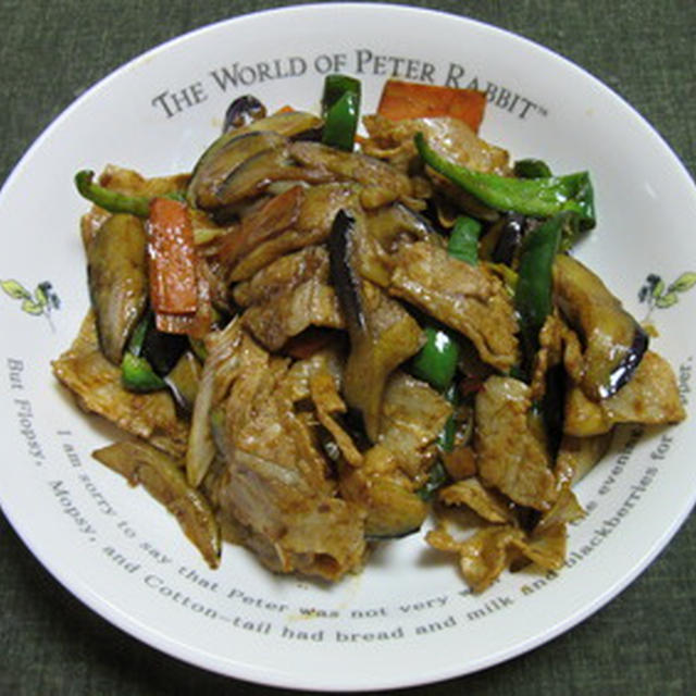 豚肉とナスの中華風味噌炒め
