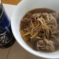 ミツカン八方だしで牛肉とえのきの旨煮