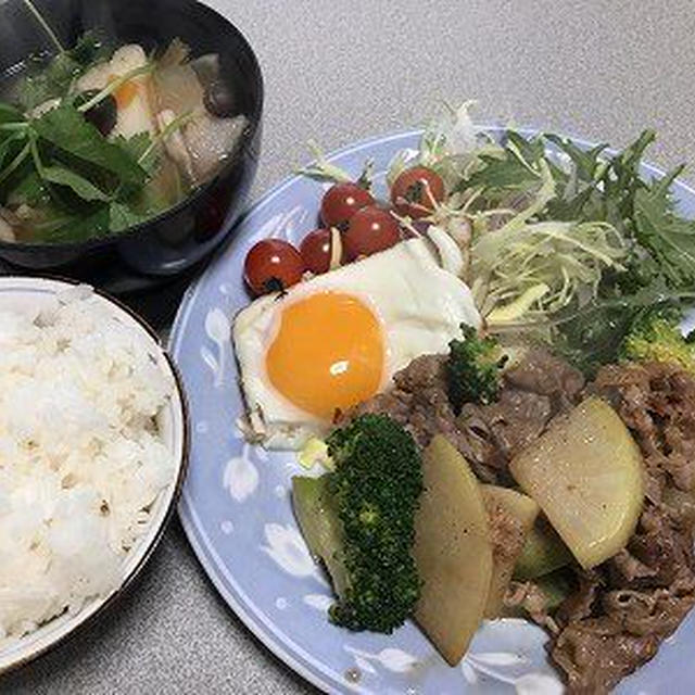 牛肉とブロッコリーのオイスターソース炒め