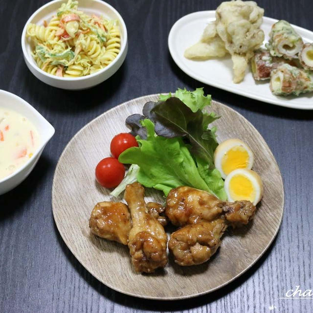 こってり！手羽元の甘辛ニンニク煮