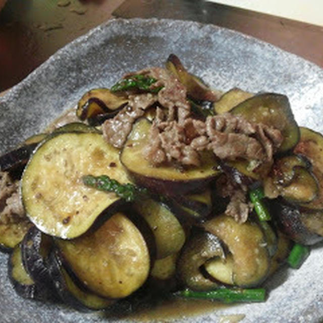 茄子の豆鼓炒め