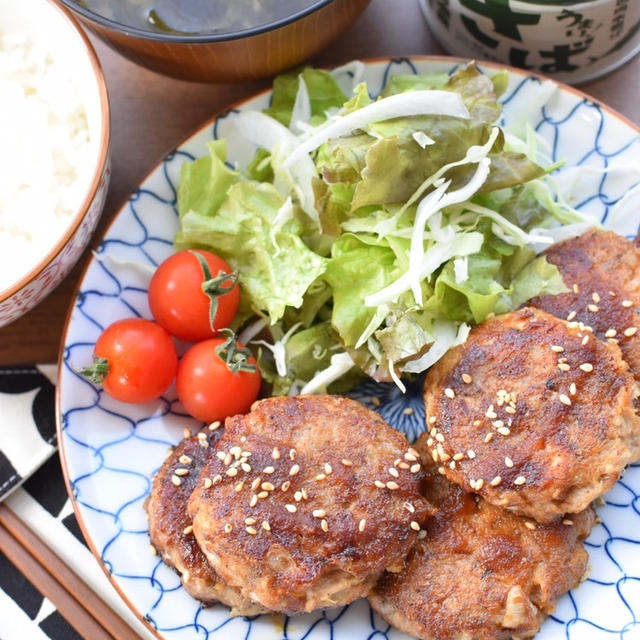 ♡毎週金曜日の缶詰レシピ④♡サバの醤油煮缶deさバーグ♡レシピあり♡