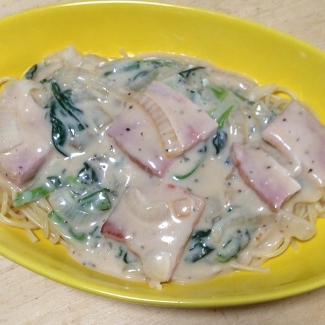 タラコクリームソースパスタ