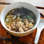 鳥中華。インスタントの袋麺を買わなくてもおうちで簡単休日ランチ。