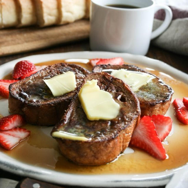 Strawberry French Toast苺フレンチトースト