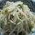 「もやしと青葱の胡麻和え」
