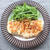 カリカリ鶏むね肉の照り焼き水菜添え