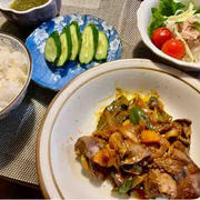 まさかの・・・＆鶏レバーのカレーケチャップ煮