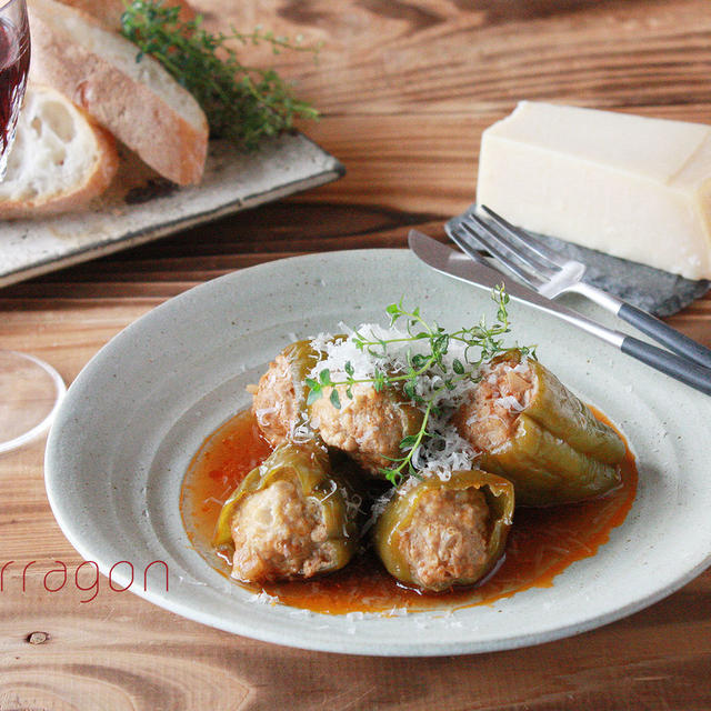 ピーマンが苦手でもこれなら食べてくれる、じゅわーっとピーマンの肉詰め。
