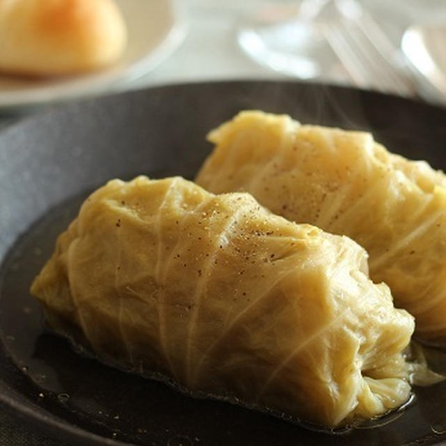 ロールキャベツ１日目のスープ煮