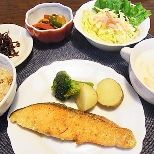 高級食材は半額で　＆　鮭のムニエル