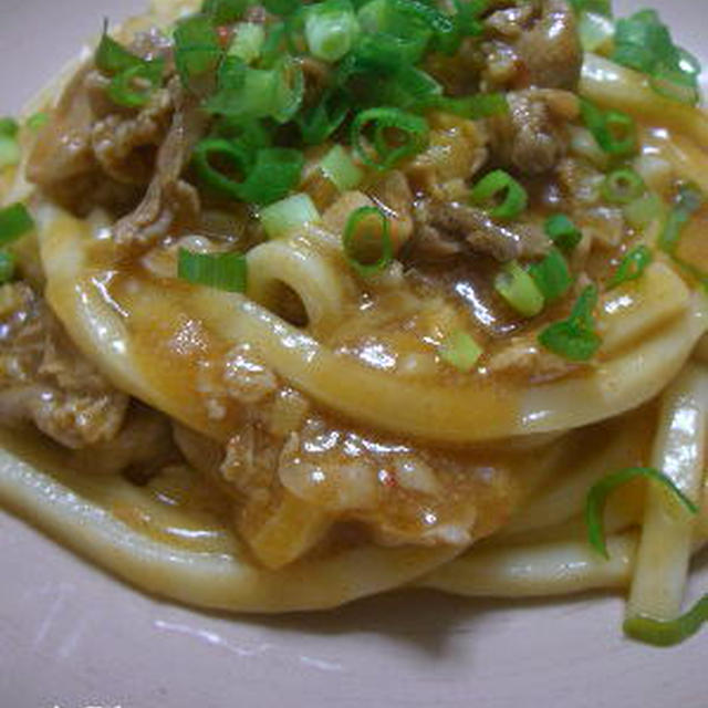 すげー掃除機とマーボー風焼きうどん