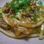 すげー掃除機とマーボー風焼きうどん