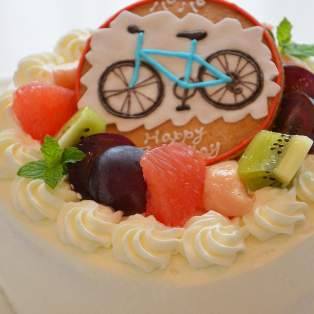 自転車ケーキ By Chihiroさん レシピブログ 料理ブログのレシピ満載