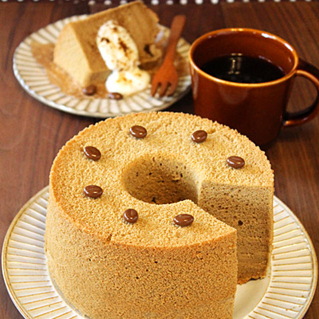しっとりコーヒー豆乳シフォンケーキ By ぱおさん レシピブログ 料理ブログのレシピ満載