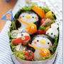 たこのポシェットでおでかけペンギンのお弁当！