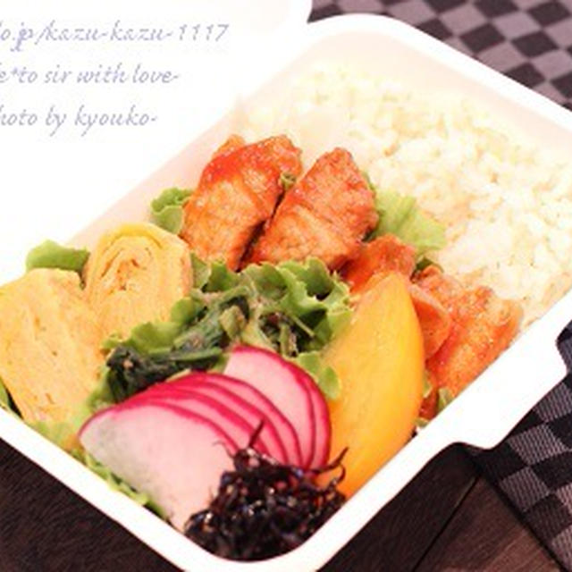 カフェ弁当★ポークケチャップ弁当