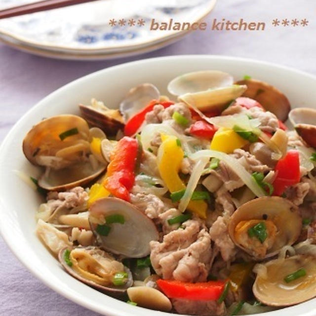 【作り置き可】12分！豚肉とあさりのネギ塩マリネ 旨味が溢れます。