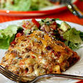 Bacon & Italian Sausage Lasagna Cream Cheese Sauce