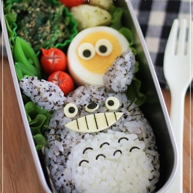 キャラ弁＊トトロ＆きいろすけｗ♪