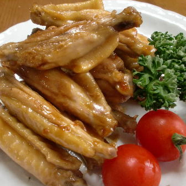 鶏手羽中ハーフのマーマレード煮 ♪