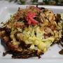 手作りのお好み焼きパン