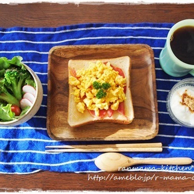 今日の朝ごはん。