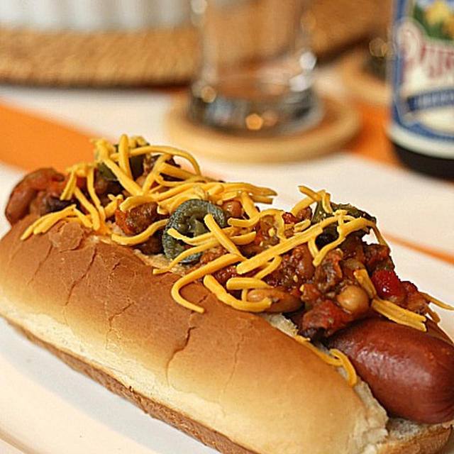 Baked Beans Hot Dog