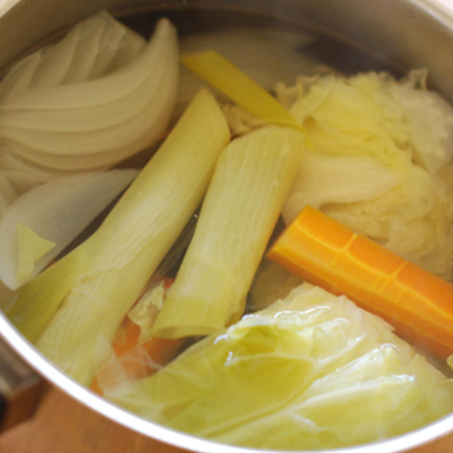 野菜でだしとり