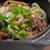 ストウブで「柚子胡椒風味の肉うどん」