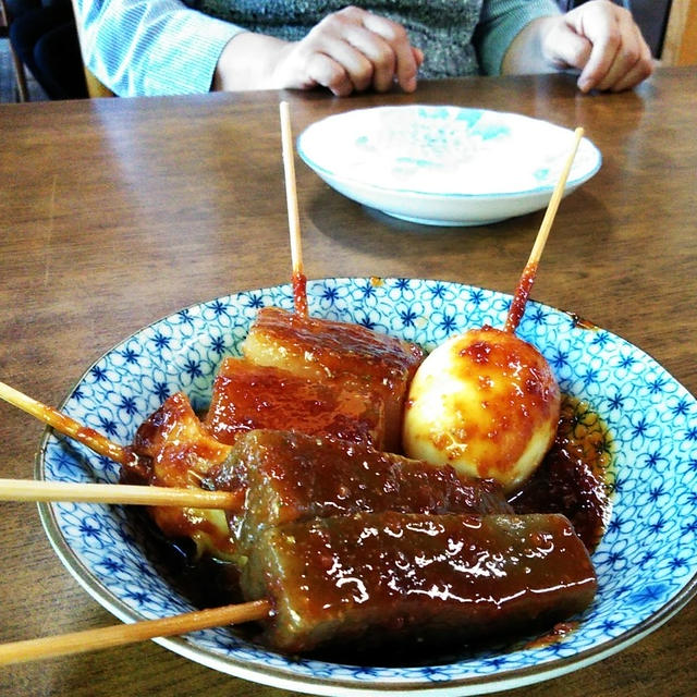 味噌おでんの隠し味♡熊よけの鐘と餌台の子☆