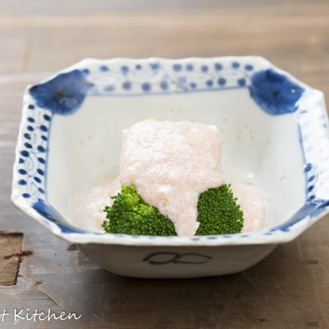 豆腐の明太あんかけ