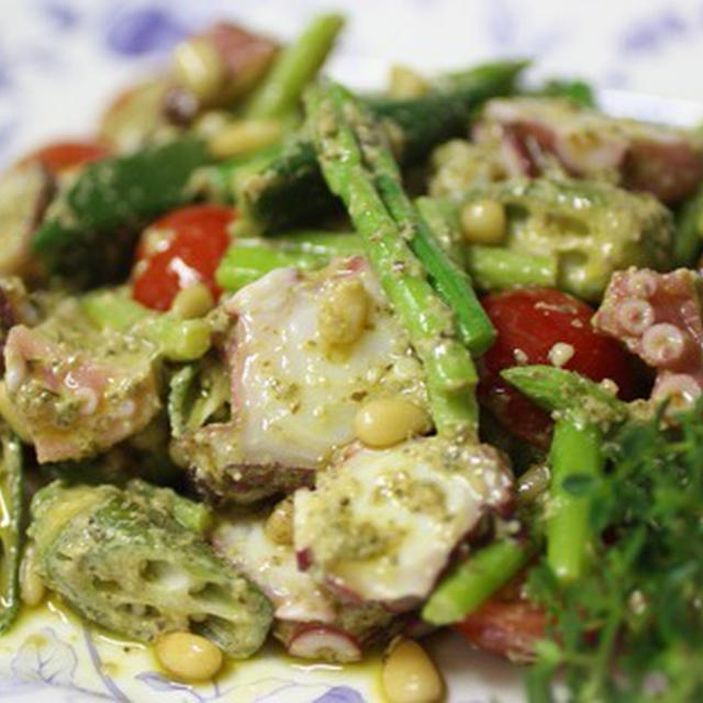 タコと夏野菜のセビーチェ