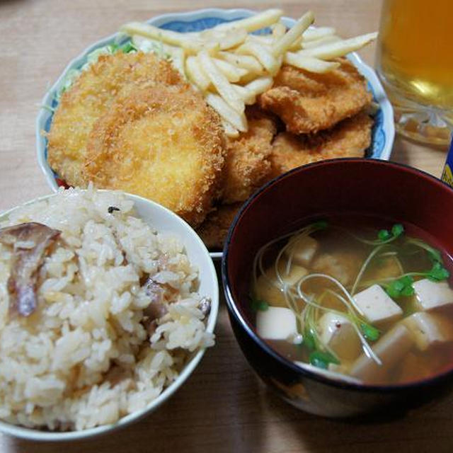 今年初の松茸ごはん^^