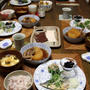 みんなで和食晩ごはん。