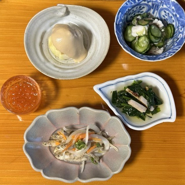 息子と3人で夕食