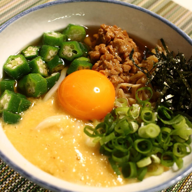 ねばとろ冷やしうどん♪