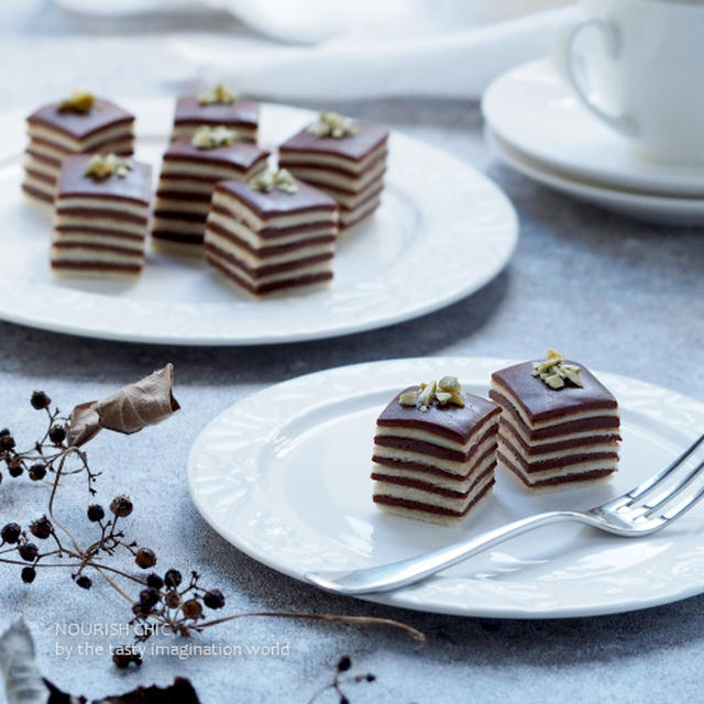 食パンdeしましまプチチョコスイーツ