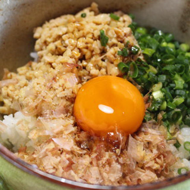 365日米レシピNo.13「納豆丼」