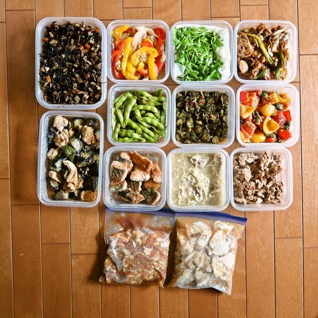 2018年7月9日の作り置き（13品）