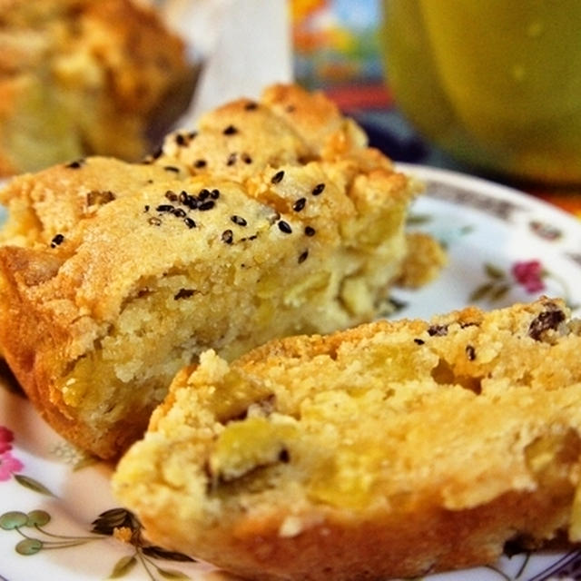 下準備不要！外側のカリカリが美味しい薩摩芋ケーキ♪