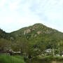 加古川の岩場にて