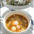 蕪ときのこ　落とし卵入りのアホスープ　