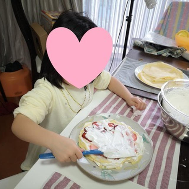 娘　5歳の誕生日を迎える