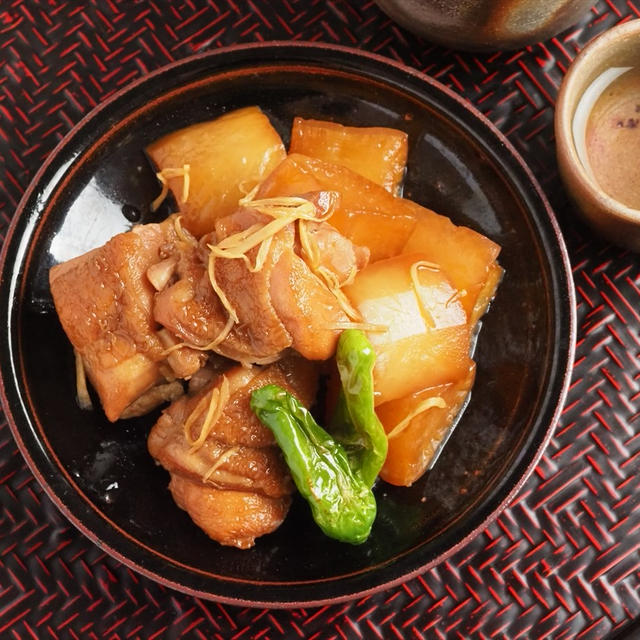 鶏もも肉と大根の角煮、フーディストノート連載