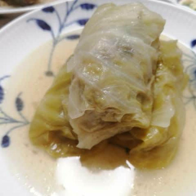 ロールキャベツ　ピーマン肉詰め　ポテトサラダ