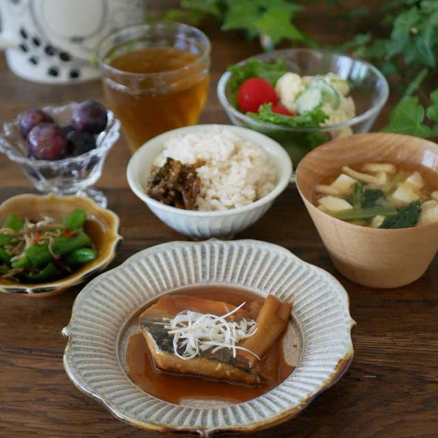 鯖の味噌煮込み定食