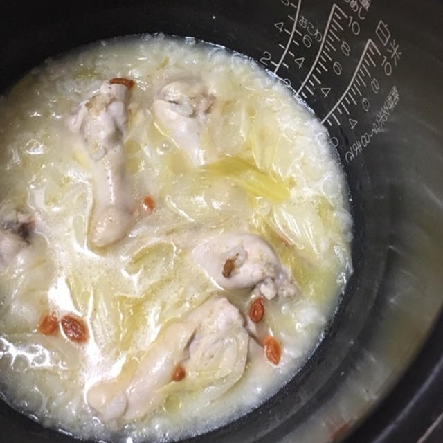炊飯器DEサムゲタン